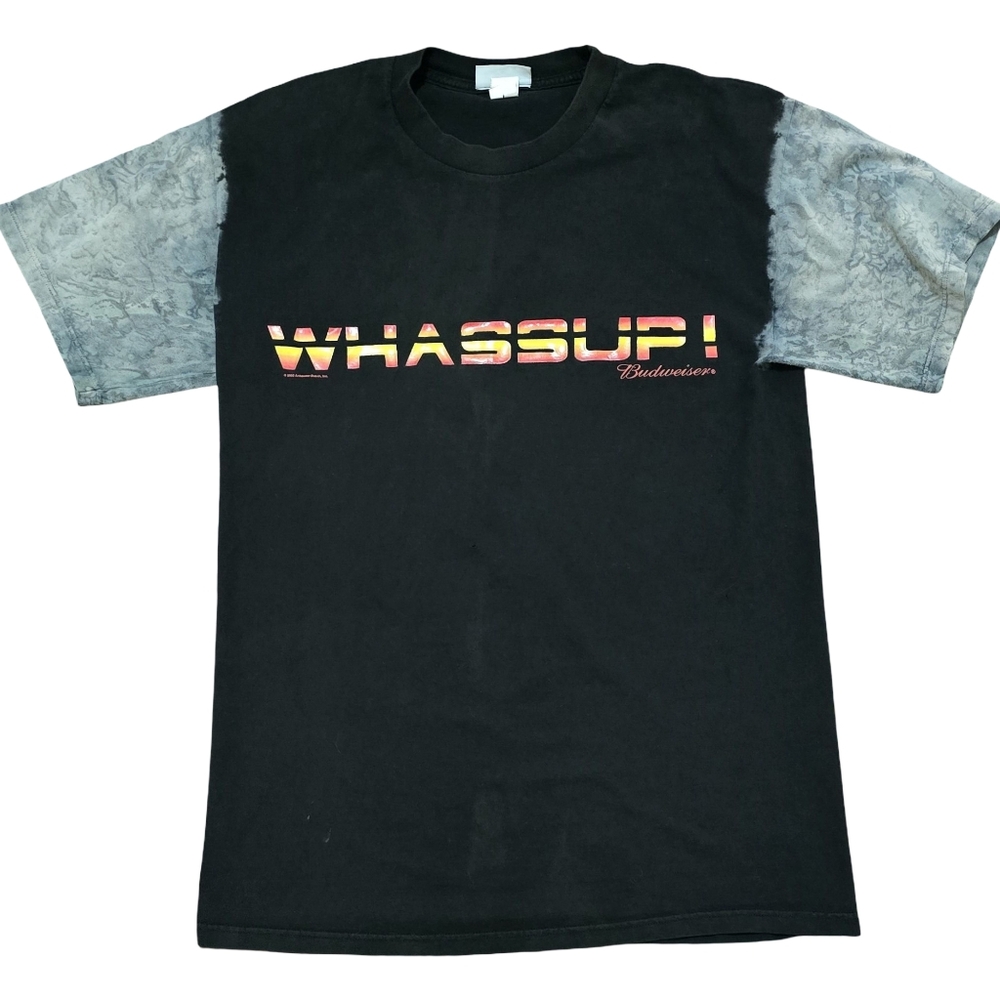 Vintage Y2k Budweiser Whassup! True Definition Short Sleeve T-Shirt Men's Large